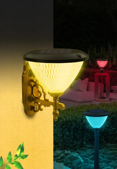 Tuya LED Small Solar Light 8W Outdoor Color Changing Dusk to Dawn RGB Bluetooth Smart Floodlights